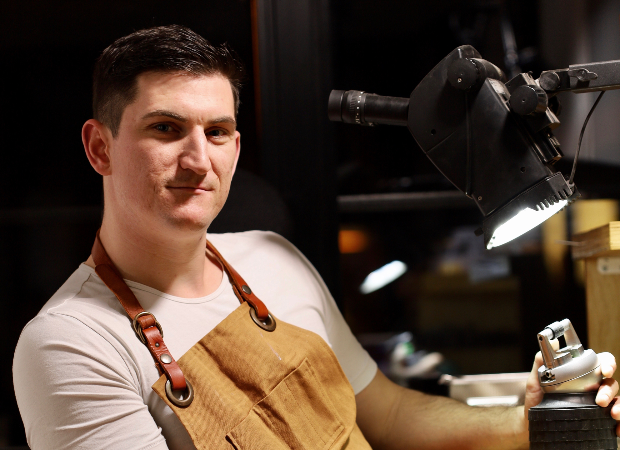Ian Barnard, master micro diamond setter and founder of The Microsetting Academy